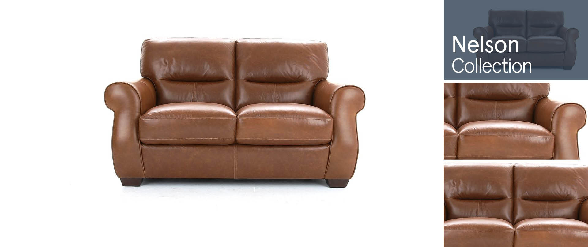 Nelson Leather Sofa Ranges