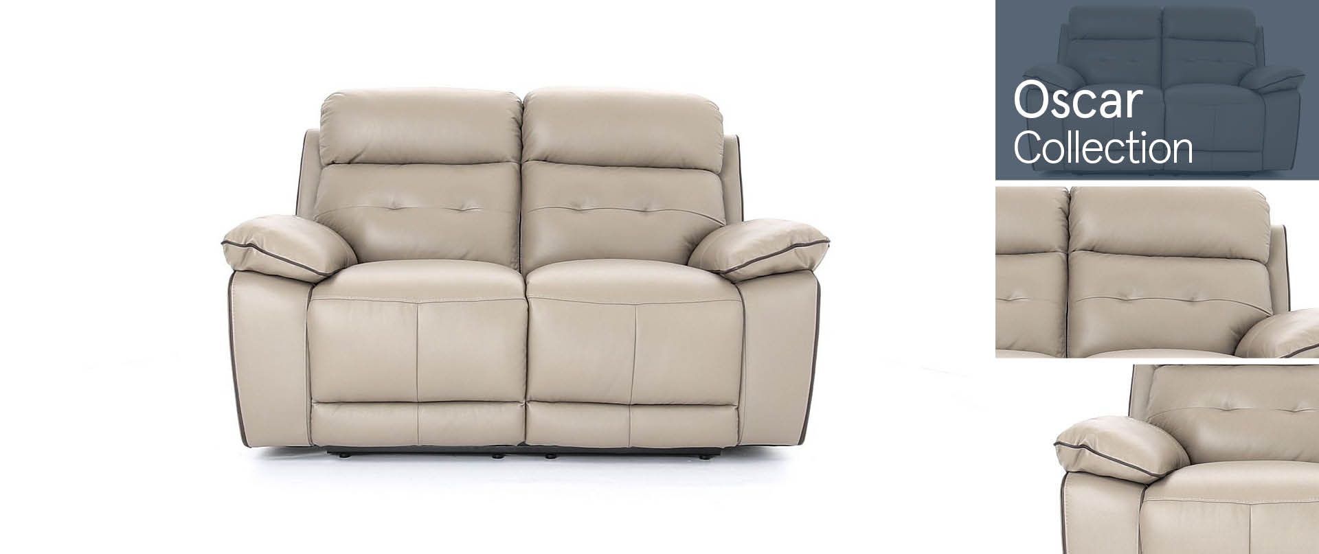 Oscar Leather Sofa Ranges