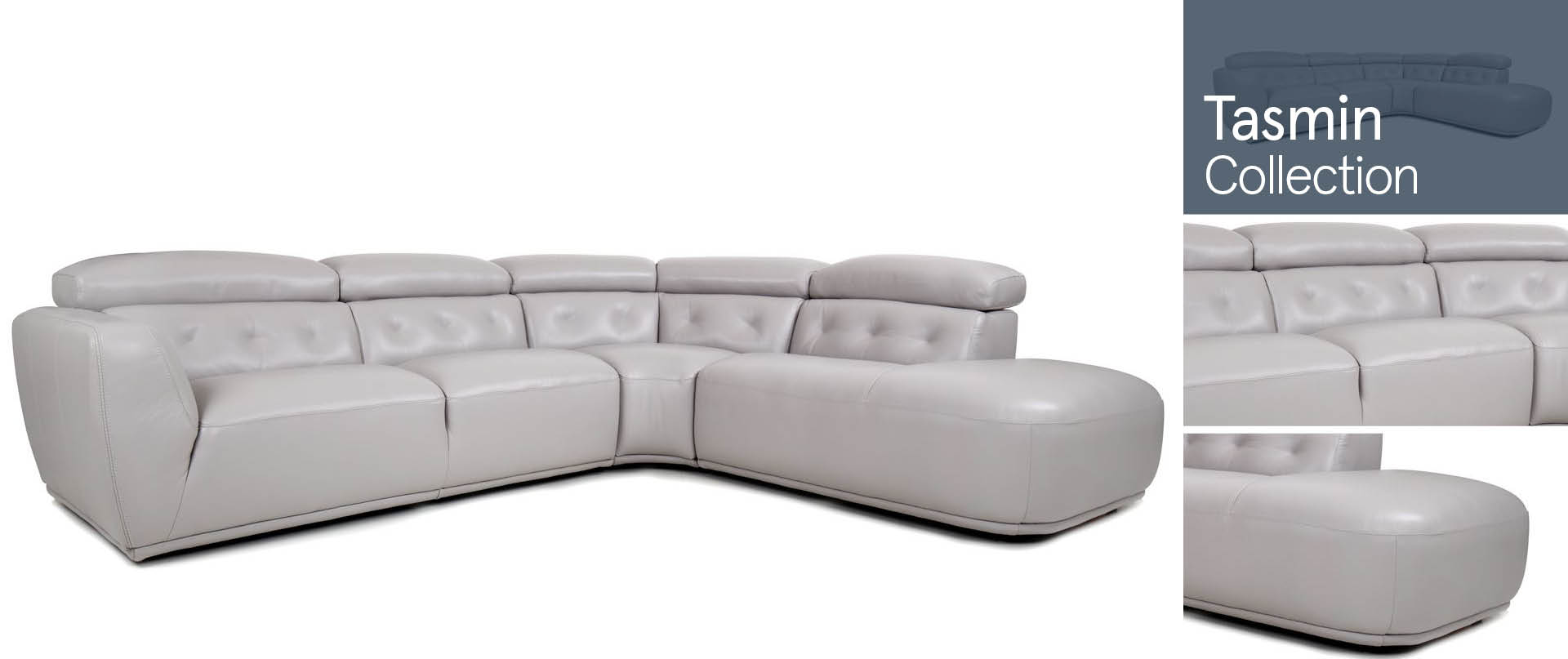 Tasmin Leather Sofa Ranges