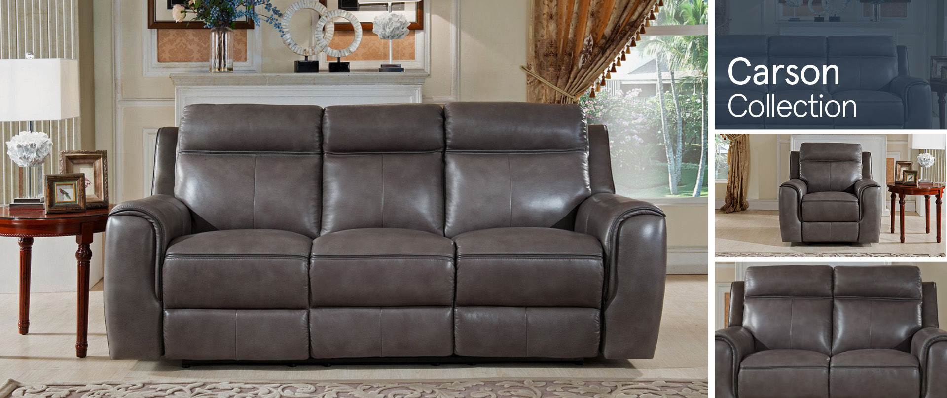 Carson Leather Sofa Ranges