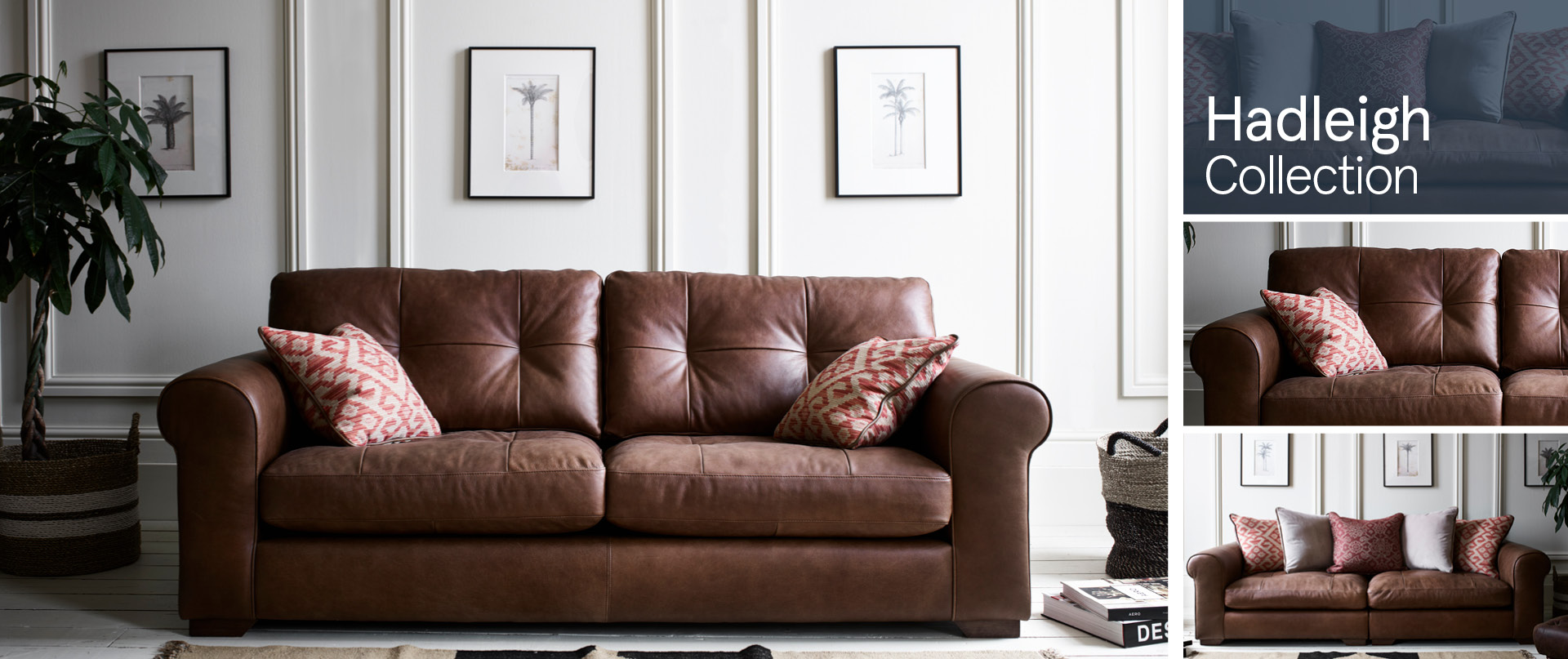 Hadleigh Leather Sofa Ranges