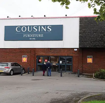 Cousins Furniture Newcastle-under-Lyme showroom exterior